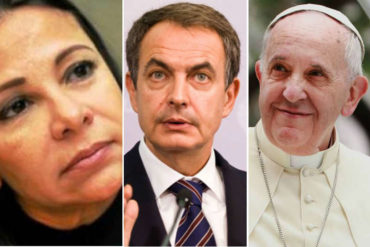 ¡POLÉMICO! Ibéyise Pacheco: Reunión entre Rodríguez Zapatero y el Papa es estrategia del régimen para suavizar sanciones de países