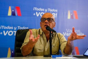 ¡MENTIRA FRESCA! Jorge Rodríguez: Dudo que haya en el planeta entero una democracia más sólida que la venezolana