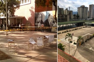 ¡INCREÍBLE! Liceo Andrés Bello, el centro electoral más grande del país, está vacío (+fotos que dan pena)