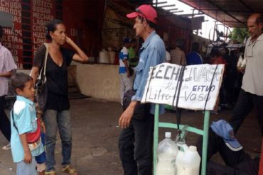 ¡SEPAN! Madres optan por la leche de ordeño para alimentar a sus hijos: “Es lo más económico” (+Video)