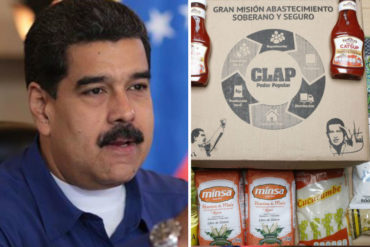 ¡SEPA! Maduro ordena que quienes reciban los Clap también obtengan apoyo financiero