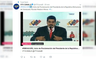 ¿Y SU PUEBLO? Esta es la penosa cantidad de personas que vio la “proclamación” de Maduro (+prueba)