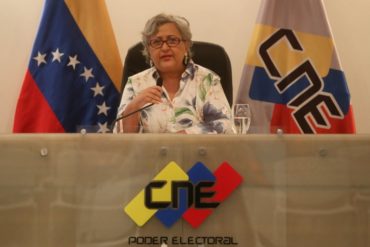 ¡ENTÉRESE! Tibisay Lucena reapareció para hablar del cronograma electoral de los comicios del 9D