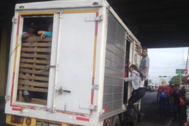 ¡CADA DÍA PEOR! Escasez de transporte: En Carabobo hacen colas hasta de 4 horas para subirse a un camión (+Fotos)