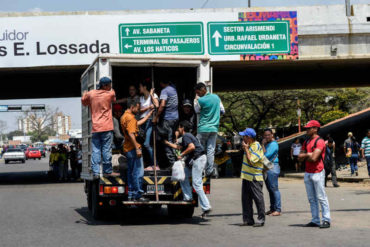 ¡VEA! De mal en peor: las imágenes que muestran la inaguantable crisis de transporte que Maduro le achaca a los conductores