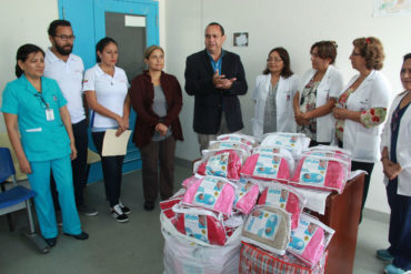 ¡GENEROSOS! Los donativos que enviaron venezolanos a una maternidad de Lima (+Fotos)