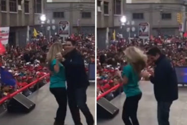 ¡VEA! Winston Vallenilla y su esposa bailan “sabroso” mientras el país convulsiona entre protestas (+Video)