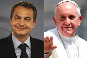 ¿QUÉ SE TRAEN? El Papa y Zapatero tuvieron una reunión “privada” tras elecciones en Venezuela