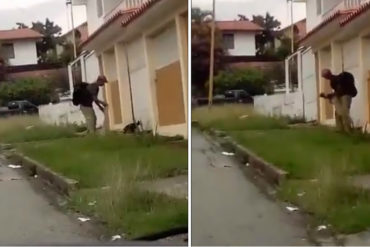 ¡DRAMA HUMANITARIO! Difunden video de un hombre que caza un zamuro para comérselo