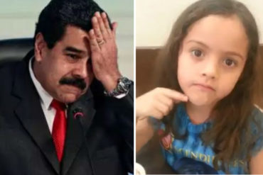 ¡IMPACTANTE! “Dios existe y te puede dar un buen castigo”: El crudo mensaje de esta niña a Maduro (+Video + recordar es vivir)