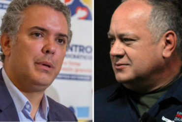 ¡SIGUE PROVOCANDO! Cabello le lanzó a Iván Duque: «El gran problema para el mundo es Colombia»