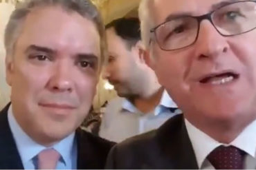 ¡SE SOLIDARIZÓ CON LOS VENEZOLANOS! Iván Duque reunido con Ledezma: «La causa de ustedes es la causa de todos» (+Video)