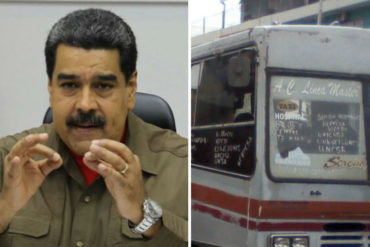 ¡QUE SE SEPA! Maduro ordena revisar permisos de líneas de transporte en el país: No me voy a calar las mafias