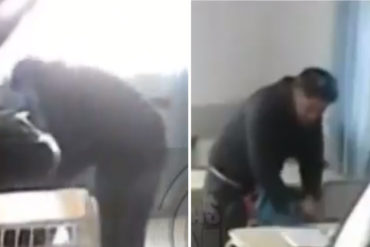 ¡VERGONZOSO! Robó a sus alumnos en pleno salón de clase y el bochorno quedó grabado en una cámara oculta (+Video)