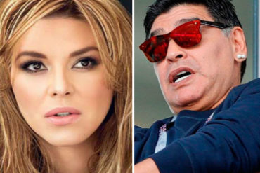 ¡SIN CONTEMPLACIÓN! Alicia Machado no perdonó a Diego Armando Maradona y lo tildó de “animal” y “escoria” (+Auch)