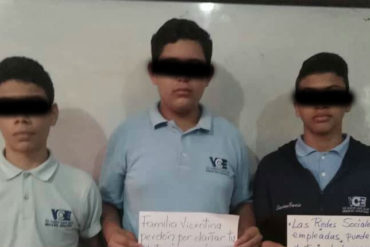 ¡BIEN HECHO! Estos bachilleres presumieron bebidas alcohólicas y armas de fuego en las redes y este fue el ejemplar castigo que les dio el liceo (+Foto)