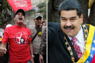 ¡AJÁ, NICO! Chavista cansado de engaños se rebela: “Vamos a Miraflores a exigir respuestas a la crisis”