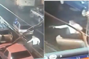 ¡QUÉ AMOR! Pille el momento en el que un funcionario le cae a tiros al carro de su ex en Barquisimeto (+Video)
