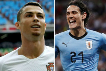 ¡ADMIRABLE! El gesto de Cristiano Ronaldo con Edinson Cavani que recorre el mundo (+Videos)