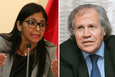 ¡GROSERA! Delcy Rodríguez carga contra Almagro y asegura que lo demandará: «Patético, ni en su país lo quieren»