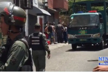 ¡ATENTOS! GNB desaloja a 27 familias que invadieron hotel del centro de Caracas #6Jun (+Video)