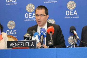 ¡SÍ, CLARO! Jorge Dolido Arreaza: Venezuela está muy feliz de salirse de la OEA (+Video)