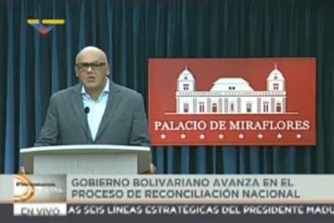 ¡ÚLTIMA HORA! Jorge Rodríguez anuncia que este sábado #2Jun se otorgaron «beneficios procesales» a 40 presos políticos