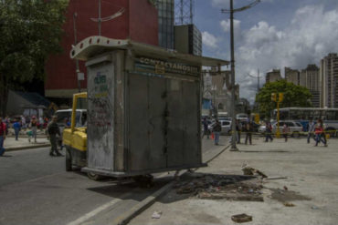 ¡SEPA! Érika Farías ahora desalojó a los kiosqueros del Centro de Caracas