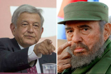 ¡ENLOQUECIÓ! López Obrador se destapa y se desvive en elogios para Fidel Castro: Está a la altura de Mandela, es un gigante (+Video)