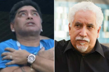 ¡A SOBARSE! Leonardo Padrón pasó coleto con Maradona: «Es una estrella convertida en estropajo y sordidez»