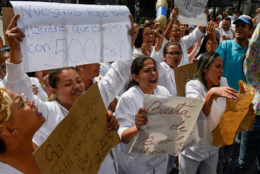 ¡CANSADOS! Docentes afines al chavismo también se hartaron y amenazaron con paro indefinido