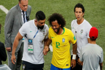 ¡NO LO CREERÁS!  El insólito «culpable» de la lesión de Marcelo en el Mundial