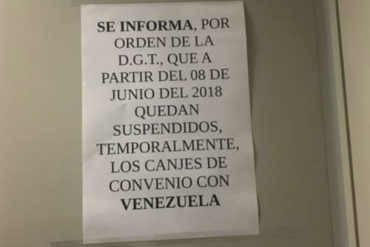 ¡PA’ COLMO! Venezolanos en España se verán afectados por suspensión de convenio que les permitía tener licencia de conducir