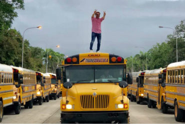 ¡ENGAÑAN AL PUEBLO! Los autobuses escolares que compró Lacava son desechados en EEUU por haber cumplido vida útil