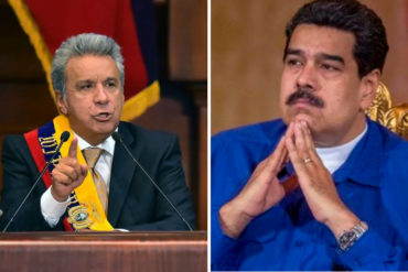 ¡GRAVE! Lenín Moreno denuncia ante el Prosur que Maduro transfirió miles de dólares a grupos que buscan desestabilizar su gobierno