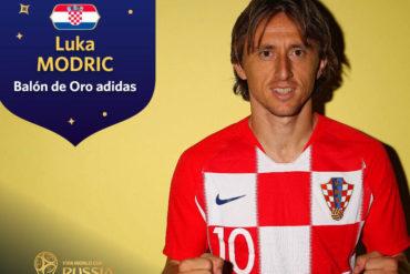 ¡MUY MERECIDO! Modric se ganó el balón de oro de Rusia 2018 (+otros premiados)