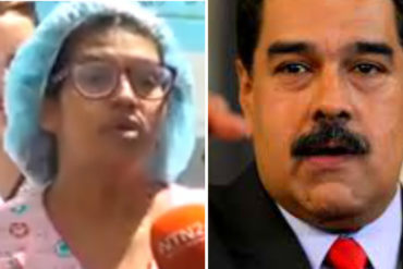 ¡DE FRENTE! Enfermera se las cantó a Maduro: Usted tuvo suerte de pasar de ser un chofer de autobús a presidente