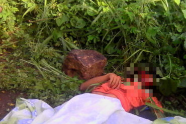 ¡ATROZ! Encontraron su cadáver decapitado en un matorral de San Félix (la piedra que usaron la dejaron junto al cuerpo)