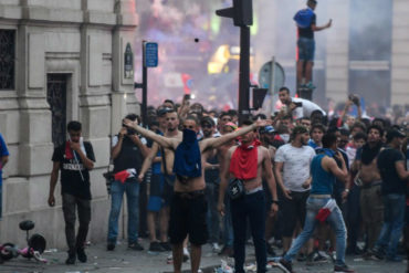 ¡SE SALIÓ DE LAS MANOS! Casi 300 arrestos tras celebraciones en Francia por triunfo en el Mundial de Fútbol