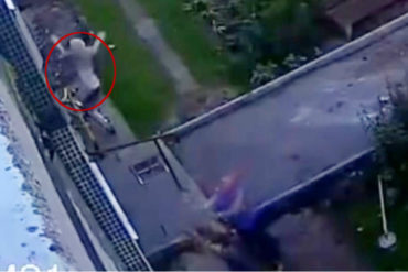 ¡IMPACTANTE! El impresionante rescate que hicieron obreros para salvar una bebé que caía por una ventana (+Video)