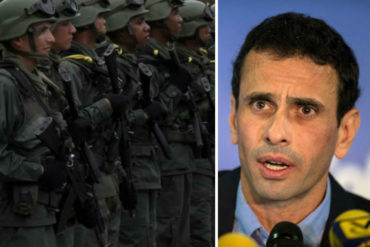 ¡VEA! El mensaje de Capriles al soldado venezolano: No defraudes ese tricolor que con tanto orgullo llevamos en el alma