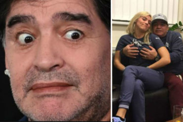 ¡PURO DERROCHE! Esto fue lo que dijo Maradona de su supuesto compromiso con una joven de 28 años (+Fotos de la valiente +Video)