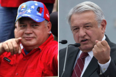 Diosdado Cabello hizo un reconocimiento a López Obrador en su último día como mandatario de México