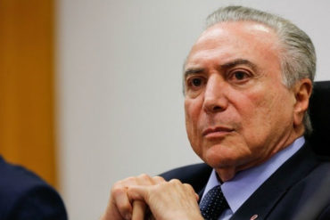 ¡LO ÚLTIMO! Detuvieron al expresidente brasileño Michel Temer por supuesto caso de corrupción en operación Lava Jato