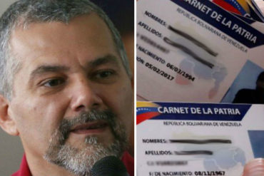 ¡CARA E´TABLA! Constituyente Ricardo Molina: “El carnet de la Patria es un mecanismo del gobierno para poder tener el control” (+Video)