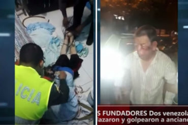 ¡ABUSADORES! Dos venezolanos en Colombia amordazaron y golpearon a un abuelo para robarlo (+Video)