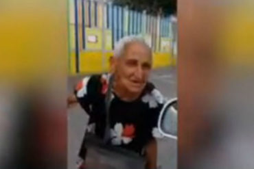 ¡CONTUNDENTE! Abuelita bravucona se las cantó al gobierno por la falta de agua: «Con Acción Democrática se vivía mejor» (+Video)