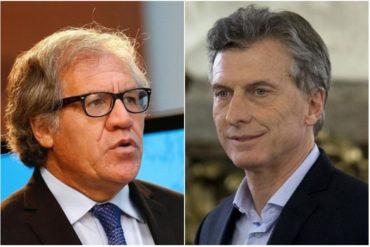 ¡ENTÉRESE! Almagro entregó a Macri la denuncia ante la CPI por crímenes de lesa humanidad en Venezuela