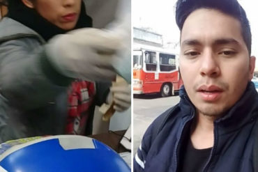 ¡QUÉ HUMILLACIÓN! Venezolano fue blanco de xenofobia por una mujer en Argentina (lo llamó “ladrón” y le sacó el dedo grosero) (+Videos)