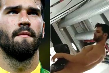 ¡CANDENTE! El supuesto video del sexy arquero de Brasil desnudo en los camerinos que calentó las redes (+vas a sudar)